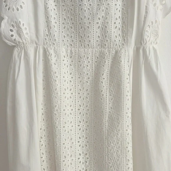 English Factory Eyelet Maxi Dress White NWT - Picture 9 of 16